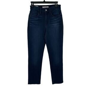 Joe's Jeans High Rise straight dark blue size 25